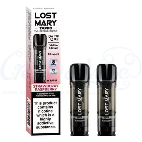 Strawberry Raspberry Lost Mary Tappo Pods - 2pk