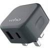 Veho Dual Port 20W USB Fast Charge UK Plug