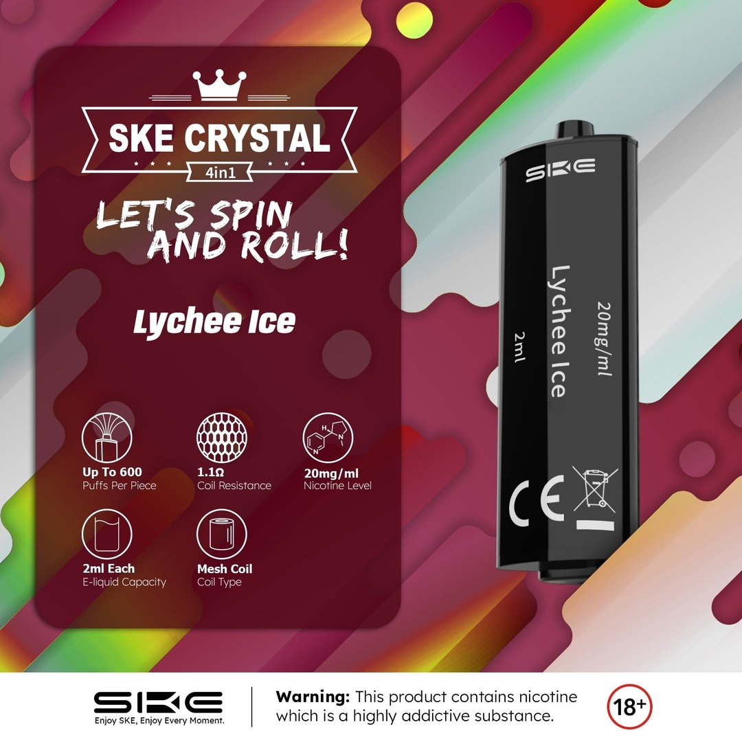 crystal 4 in 1 vape charging time Tropical Mixed SKE Crystal 4-in-1 Vape main image 0