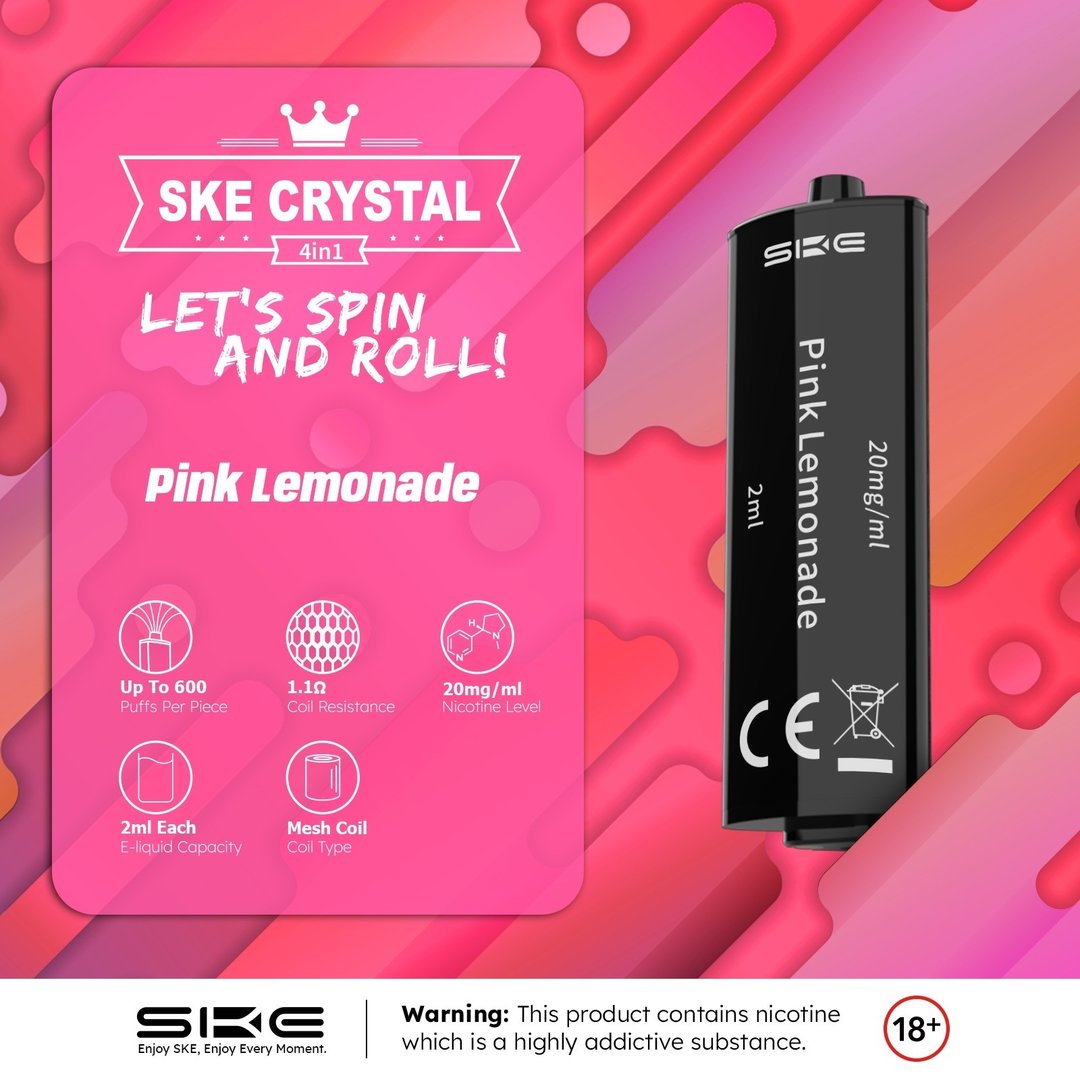 4 in 1 crystal vape pods SKE Crystal 4 in 1 Ultimate Edition Prefilled Pods main image 0