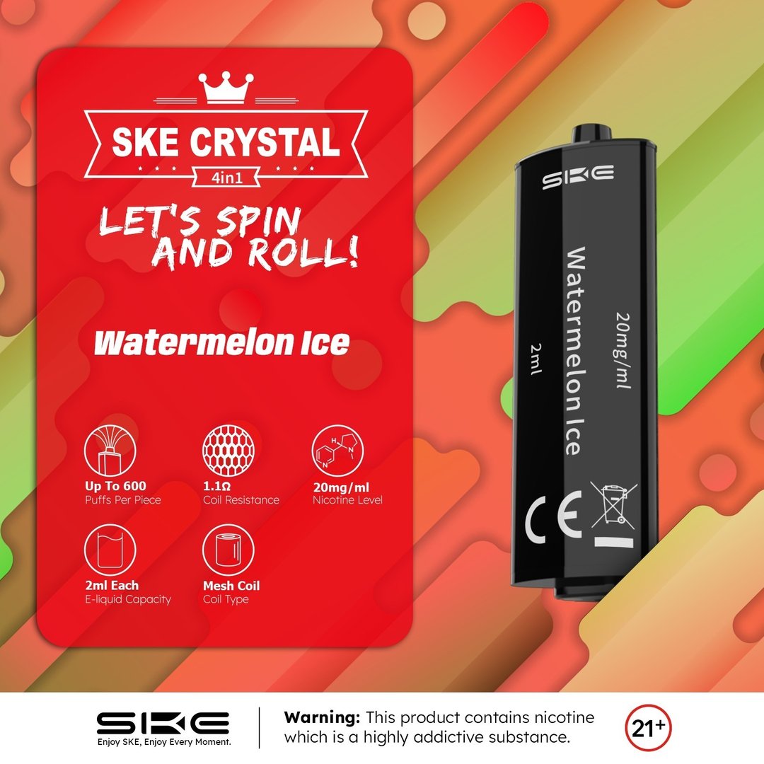 SKE Crystal 4in1 Pre-filled Pods - 4pk
