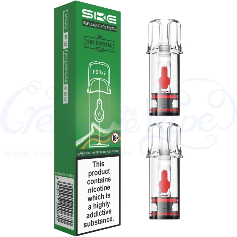 SKE Crystal Plus Refillable Pods - 2pk