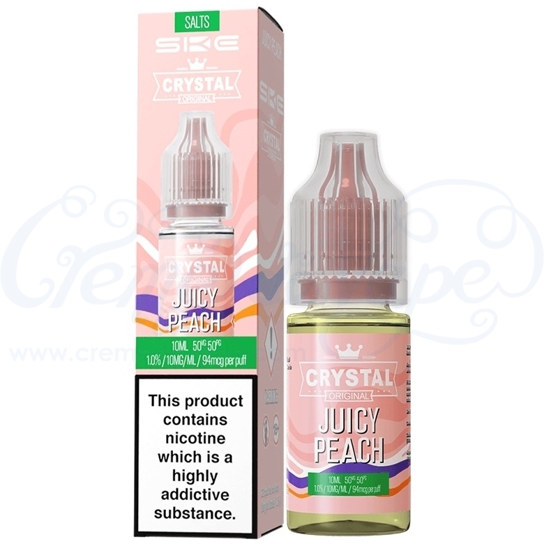 Juicy Peach Crystal Bar e-liquid by SKE