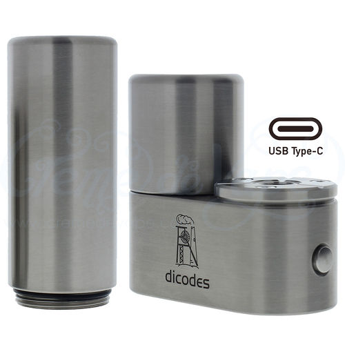 Dicodes SBS Qi 18350 USB-C (+18650 tube)