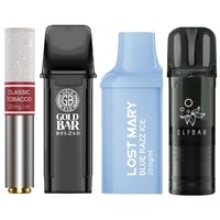 Pre-filled pods and refills