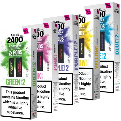 Vapes Bars Angel 2400 Pre-filled Pods - 2pk
