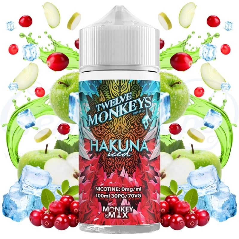 Hakuna Iced by Twelve Monkeys - 100ml Shortfill