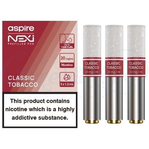 Aspire NEXI one pre-filled cartridges - 3pk