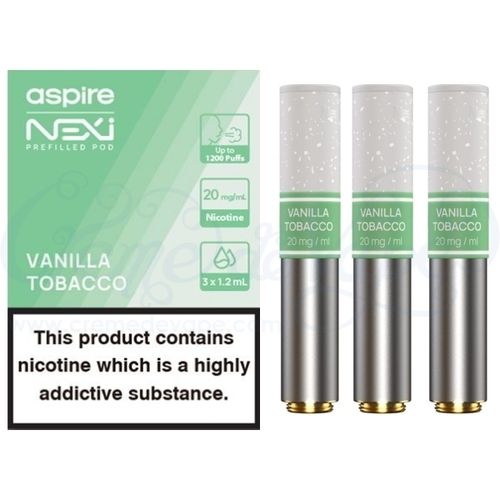 Aspire NEXI one pre-filled cartridges - 3pk