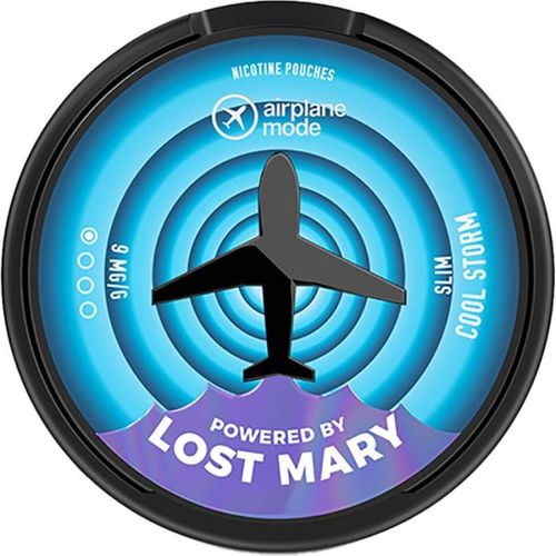 Cool Storm Airplane Mode Nicotine Pouches by Lost Mary