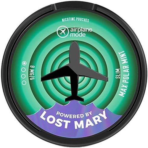 Max Polar Mint Airplane Mode Nicotine Pouches by Lost Mary