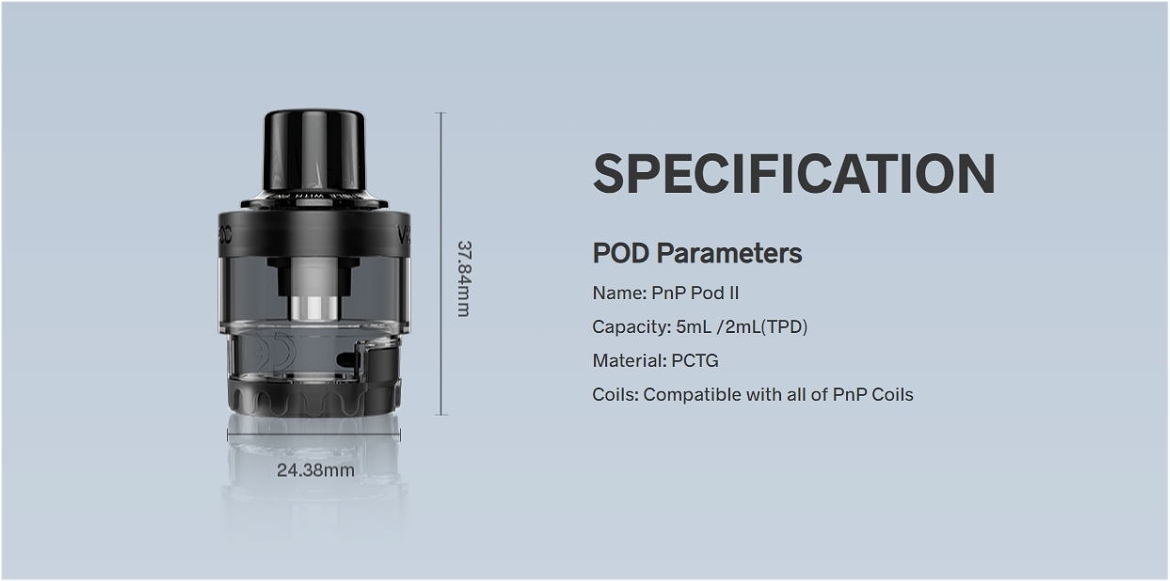elfbar nachfüll pod läuft aus Cartouche Vinci 2 pour pod Voopoo Vinci II et Vinci X II main image 1