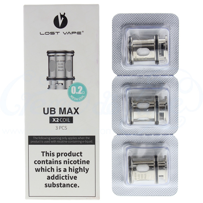 Lost Vape UB MAX Coils - 3pk