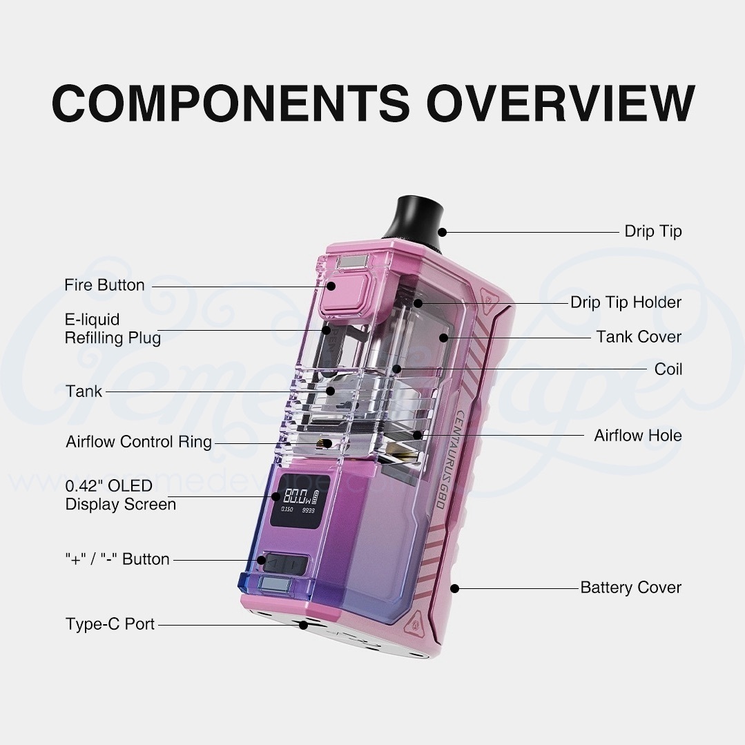 elfbar nachfüll pod läuft aus Lost Vape Centaurus G80 AIO Boro/Pod Kit