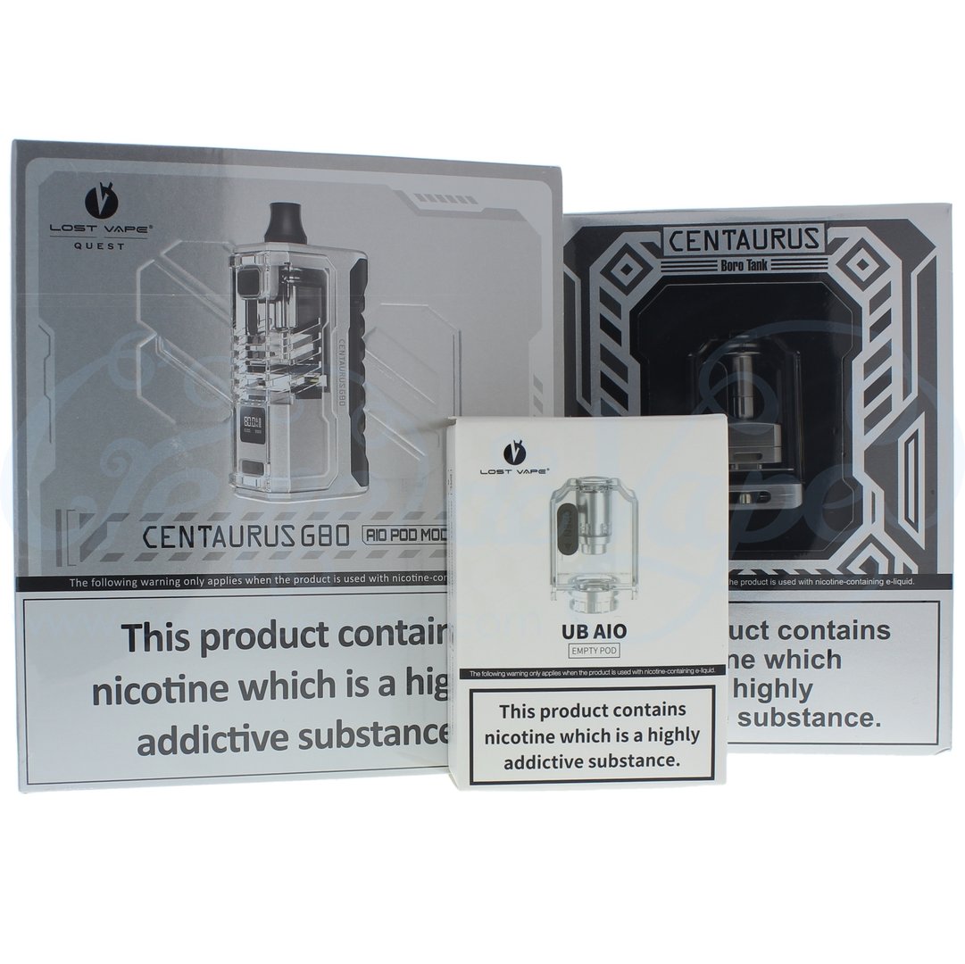 lost vape centaurus g80 Lost Vape Centaurus G80 AIO Pod Mod Kit 5ml – Vape Wholesale Global main image 0