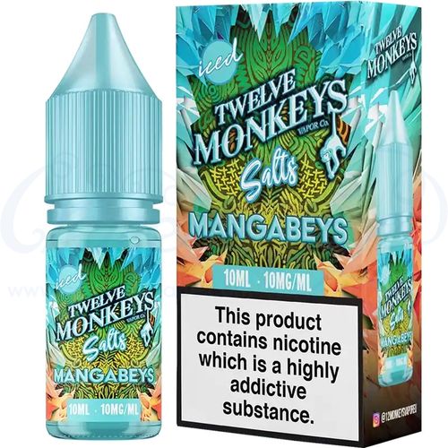Mangabeys Iced Nic Salt by Twelve Monkeys - 10ml