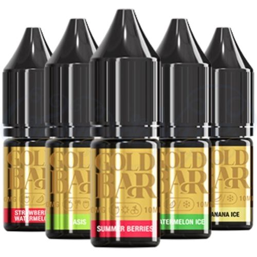 Gold Bar 10ml Nic Salts e-liquid