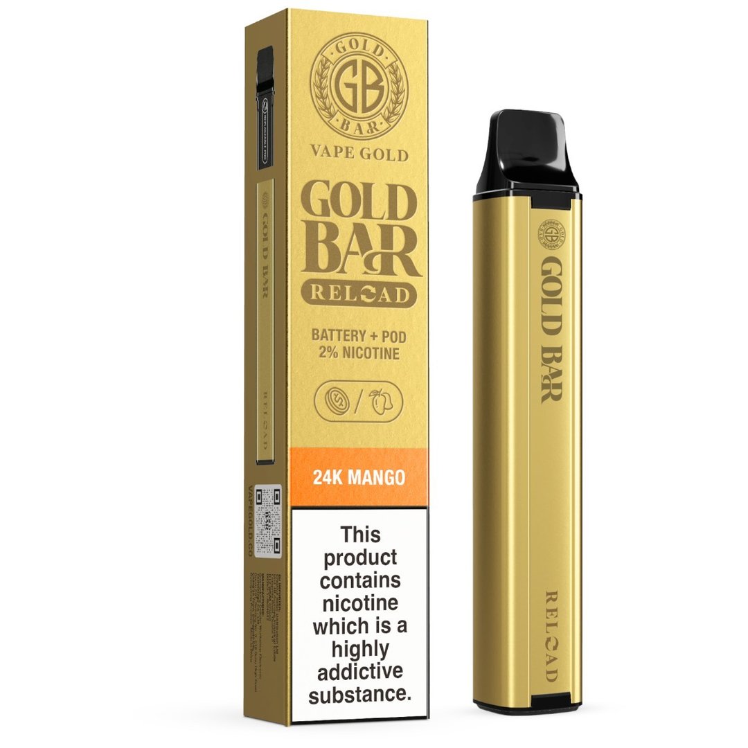 Gold Bar Reload Pre-filled Pod Kit | Creme de Vape