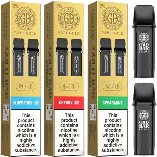 Gold Bar Reload Pre-filled Pods - 2pk