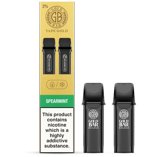 Spearmint Gold Bar Reload Pre-filled Pods - 2pk