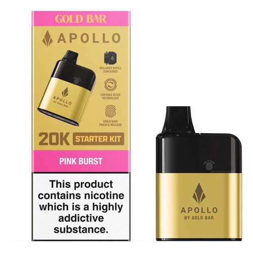Pink Burst Gold Bar Apollo Kit