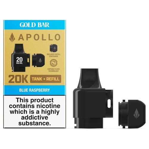 Blue Raspberry Gold Bar Apollo 7ml Refill Pack