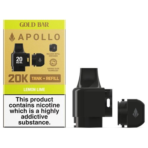 Lemon Lime Gold Bar  Apollo 7ml Refill Pack
