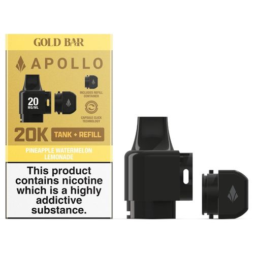 Pineapple Watermelon Lemonade Gold Bar Apollo 7ml Refill Pack