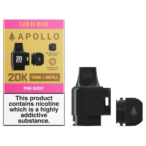 Pink Burst Apollo Gold Bar 7ml Refill Pack