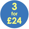 3 for £24