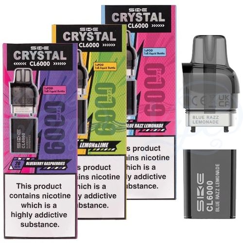 SKE Crystal CL6000 Pre-filled 12ml (2ml & 10ml) Refill Pack
