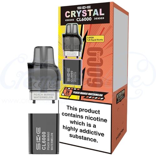 Peach Mango Watermelon SKE Crystal CL6000 Refill Pack