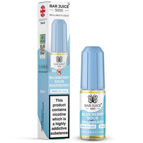 Blueberry Sour Raspberry - 5mg - Bar Juice 5000 e-liquid