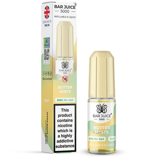 Butter Mints - 5mg - Bar Juice 5000 e-liquid