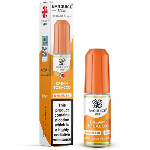 Cream Tobacco - 10mg - Bar Juice 5000 e-liquid