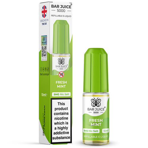 Fresh Mint - 5mg - Bar Juice 5000 e-liquid
