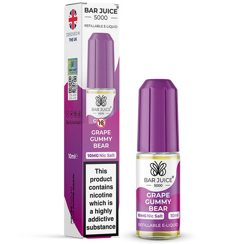 Grape Gummy Bear - 10mg - Bar Juice 5000 e-liquid