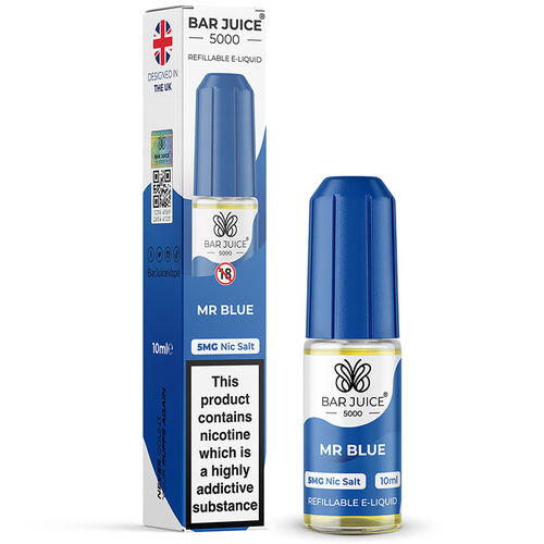 Mr. Blue - 5mg - Bar Juice 5000 e-liquid