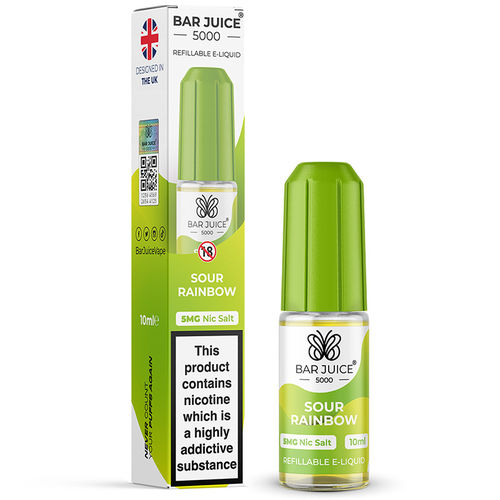 Sour Rainbow - 5mg - Bar Juice 5000 e-liquid