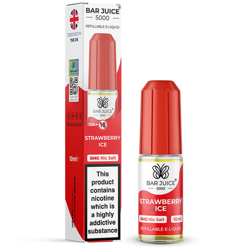 Strawberry Ice - 5mg - Bar Juice 5000 e-liquid