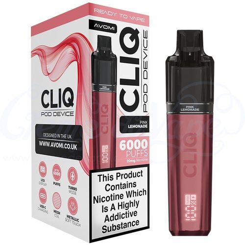 Pink Lemonade Avomi CLIQ 6000 Kit