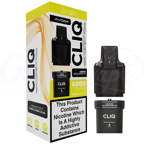 Lemon Tangerine Ice Avomi CLIQ 6000 Refill Pack