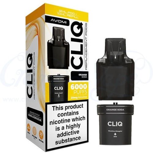 Orange Soda Avomi CLIQ 6000 Refill Pack