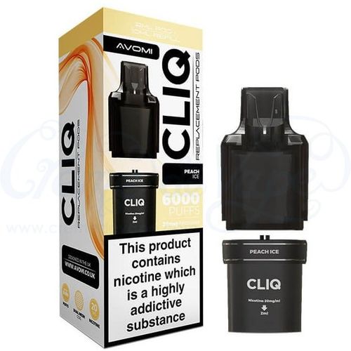 Peach Ice Avomi CLIQ 6000 Refill Pack