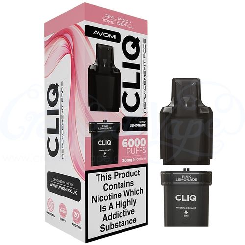 Pink Lemonade Avomi CLIQ 6000 Refill Pack