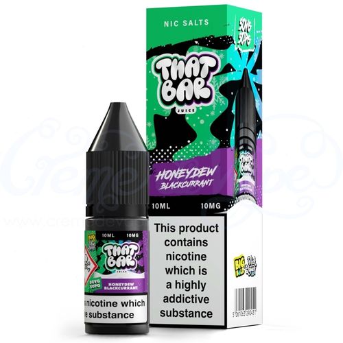 Honeydew Blackcurrant 10mg Nic Salt eliquid by That Bar