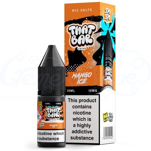 Mango Ice 10mg Nic Salt eliquid by That Bar