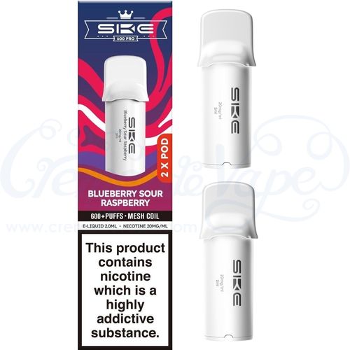 Blueberry Sour Raspberry SKE Crystal 600 Pro Pods