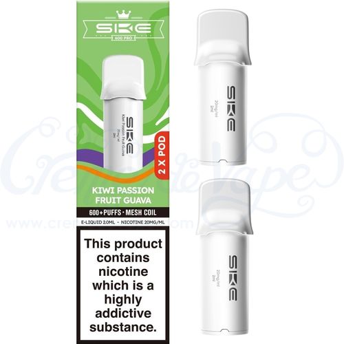 Kiwi Passion Fruit Guava SKE Crystal 600 Pro Pods