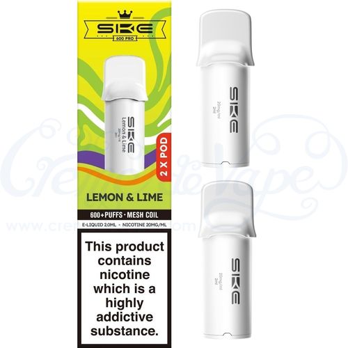 Lemon & Lime SKE Crystal 600 Pro Pods